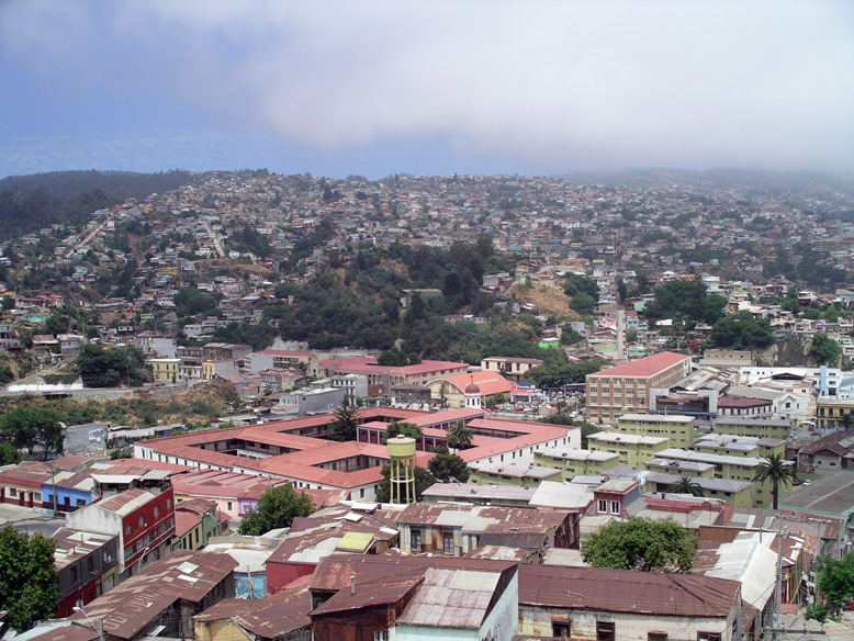vista de Valparaiso desde el Polanco